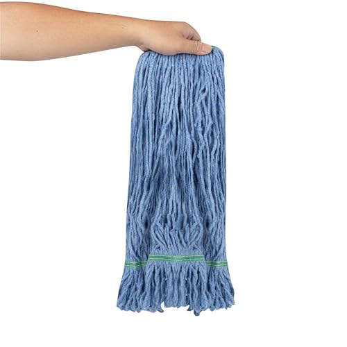 Restaurantware Mop Head Refill - 24 Ounce Cotton Blend Machine Washable 1