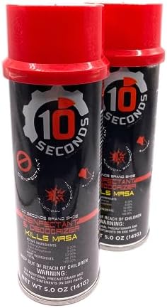10 Seconds - Multi-Purpose Disinfectant Spray Pack of 2
