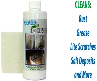 Kaxilu Glass Plus Metal Cleaner 16 oz