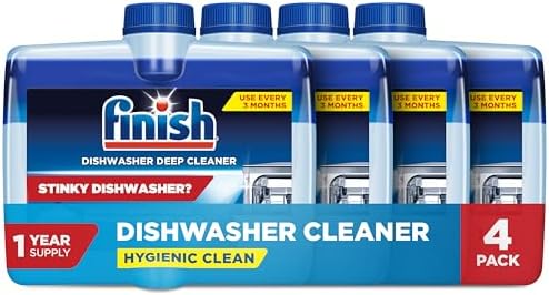 Finish Dishwasher Cleaner Liquid 4-Pack 845oz