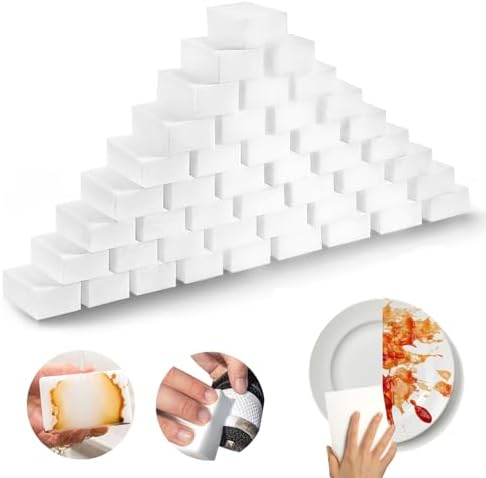 SmilePowo 50 Pack Magic Cleaning Sponges 1