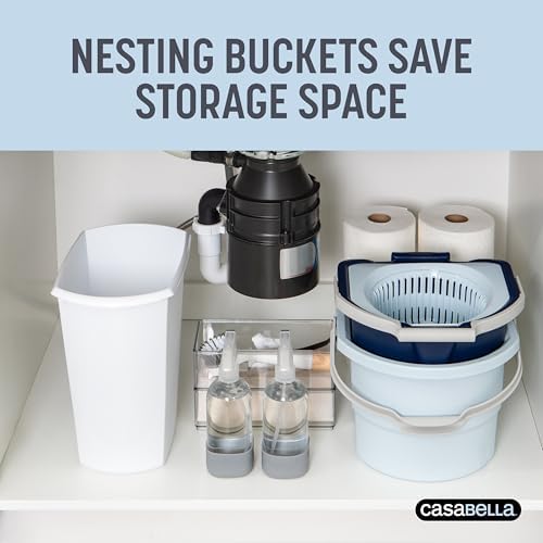 Casabella Spin Mop System with 2-Bucket and Refill 1