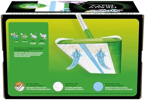 Swiffer Wet Mopping Pad Refills Lavender Vanilla Scent 16 Count Pack of 2