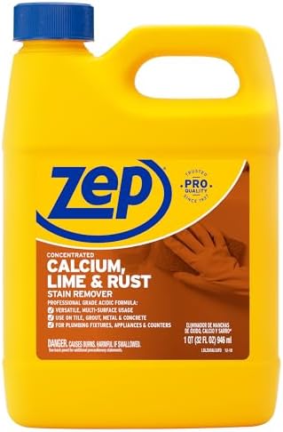 Zep Concentrated Calcium Lime Rust Remover - 32 oz Case of 12