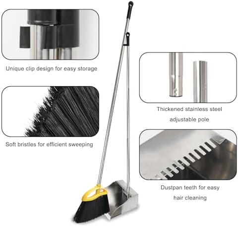 Gloffer Broom and Dustpan Set for Home 1