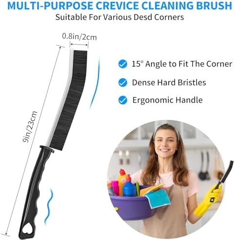 4TH Multi-Purpose Crevice Cleaning Brush - 4 Pcs Thin Durable