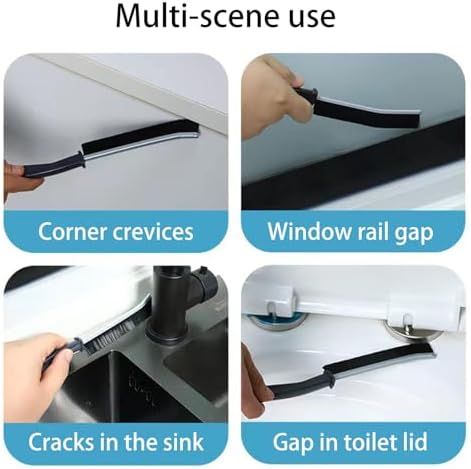 Toguma Small Hard Bristle Crevice Cleaning Brush Black