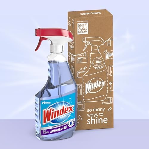 Windex Ammonia Free Glass Cleaner 23 Fl Oz Spray Bottle