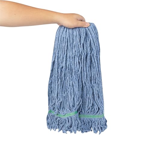 Restaurantware MOP Head - 32 Ounce Cotton Blend Machine Washable Loop End Refill