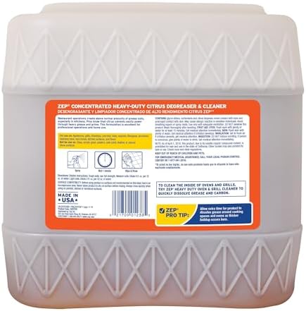 Zep Heavy-Duty Citrus Degreaser Cleaner Concentrate - 35 Gallon