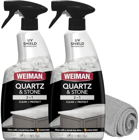 Weiman Quartz Countertop Cleaner and Polish 2 Pack