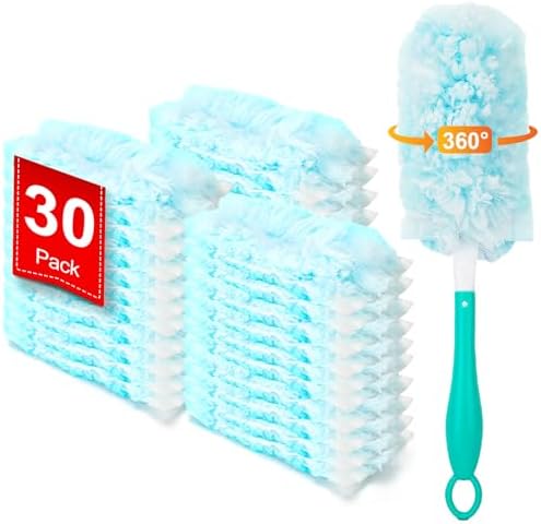 KeFanta Heavy Duty Duster Refills 30 Count with Handle