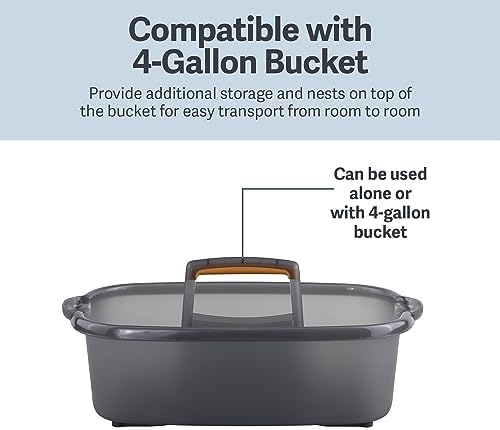 Casabella 185 Gallon Cleaning Storage Caddy with Handle