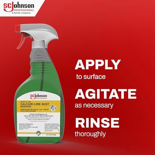 SC Johnson Professional Calcium Lime Rust Remover Spray 32 Fl Oz 12 Count