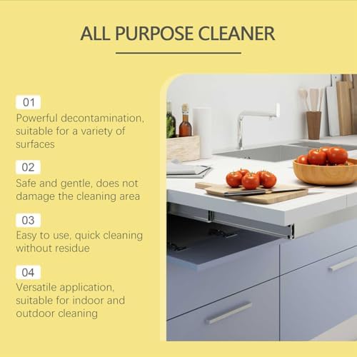 All-Purpose Kitchen Cleaner Spray with Lemon Scent