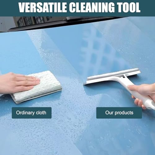 3-in-1 Window Cleaning Tool with Spray and Scraper