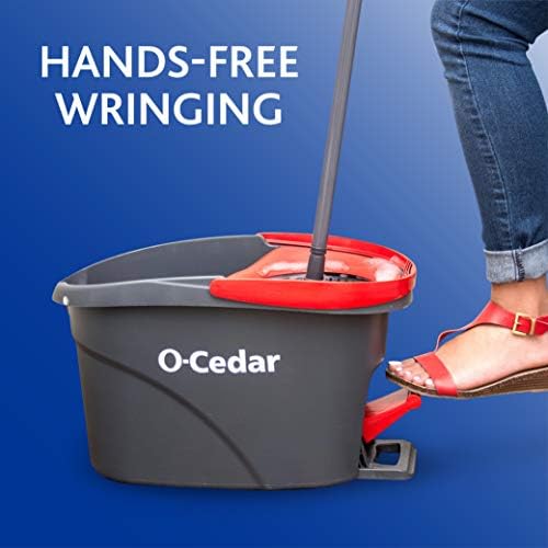 O-Cedar EasyWring Microfiber Spin Mop with Bucket 1