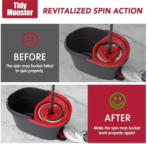 Pedal Bearing Replacement for O-Cedar Mop Bucket - 2 Pack