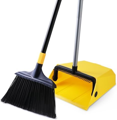 Yocada Commercial Broom and Dustpan Set
