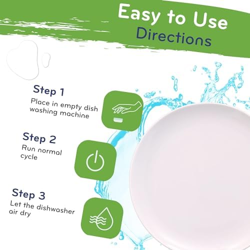 Eco-Gals Dishwasher Cleaner 12 Tablets 12 Month Supply