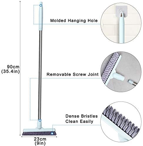 Affogato Floor Scrub Brush with Rotatable Head - Light Blue