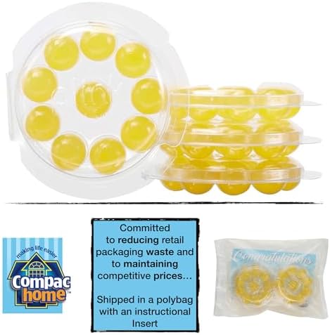 Compac Plink Garbage Disposal Cleaner Deodorizer 40 Count Lemon Scent