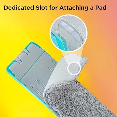 Spotzero by Milton Flat Mop and Bucket with Wringer Set 5L