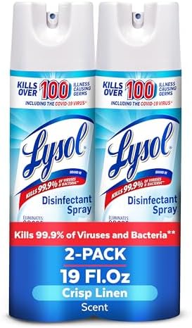 Lysol Disinfectant Spray 19 Fl Oz Pack of 2