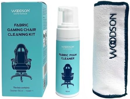 Woodson Fabric Care Kit - Cleaner Microfiber Towels for Sofas Mattresses Upholstery