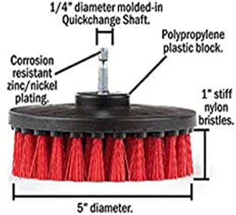 Diamond Magic 20oz Hard Water Cleaner Drill Brush Combo Pack