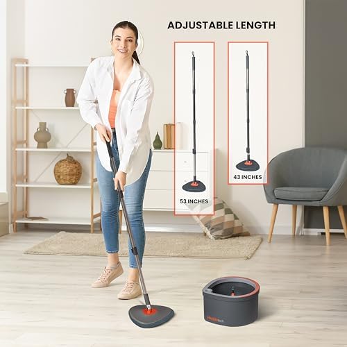 Hmbletech Dual Chamber Mop and Bucket Set