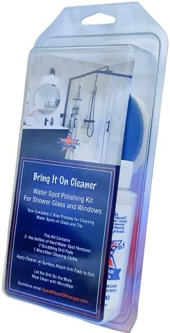 Bring It On Cleaner Water Spot Polishing Kit For Glass Windows