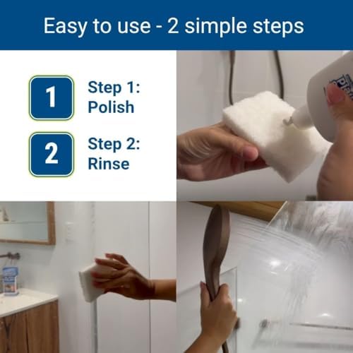 EnduroShield Shower Door Glass Polish - 74 fl oz 1