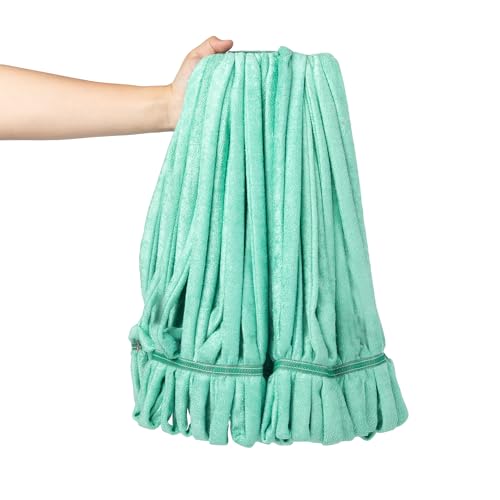 Restaurantware Mop Head Refill - 24 Ounce Microfiber Loop End Machine Washable
