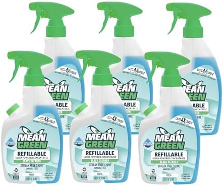 Mean Green Refillable Glass Cleaner 143 Ounce 6 Pack 1