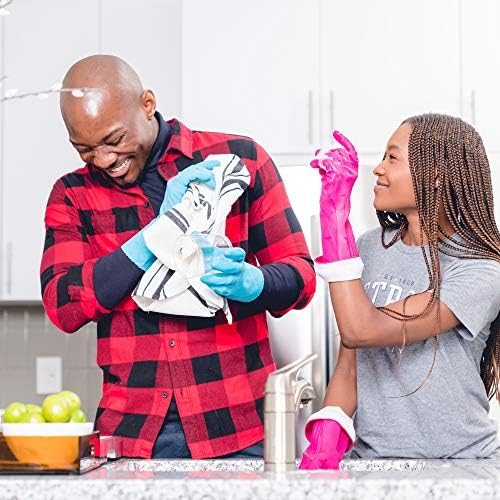 PLAYTEX Living Reusable Rubber Cleaning Gloves - 4 Pack