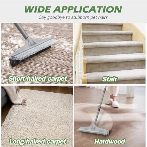 Walensee Carpet Rake for Pet Hair Removal 61