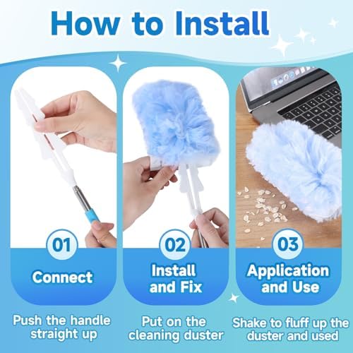 Hakfhsd Duster Refills for Swiffer 360 Kit