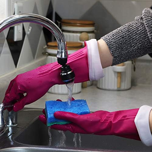 PLAYTEX Living Reusable Rubber Cleaning Gloves - 4 Pack