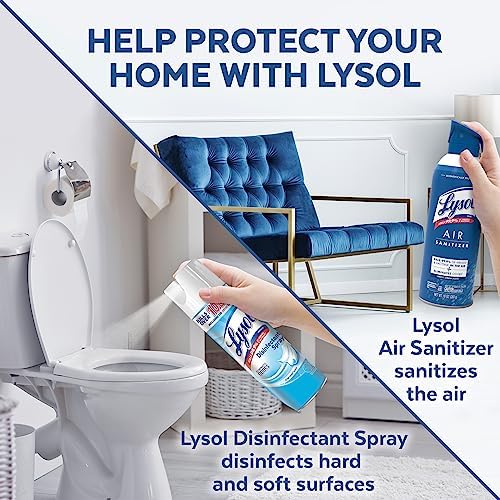 Lysol Disinfectant Spray and Air Sanitizer Bundle