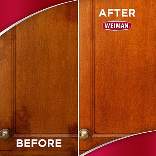 Weiman Cabinet Wood Cleaner 16 oz 2 Pack with Microfiber Towel