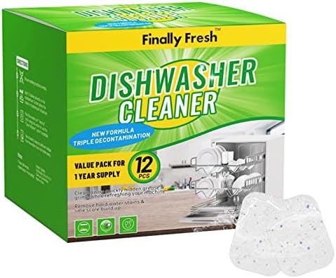 Finally Fresh Dishwasher Cleaner Tablets 12 Count
