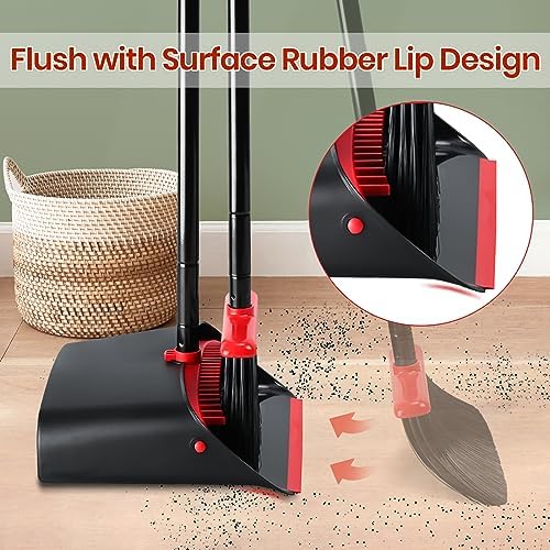 TreeLen Hand Broom and Dustpan Set for Home