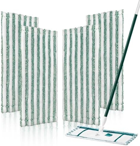 4 Pack Microfiber Mop Pads Refills for Libman Mops