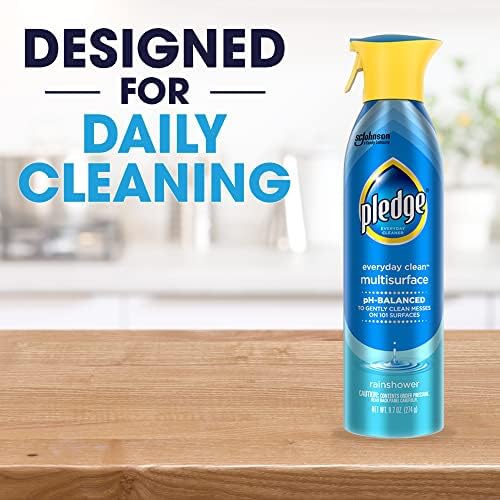 Pledge pH-Balanced Multisurface Cleaner Rainshower Scent 97oz Pack of 3
