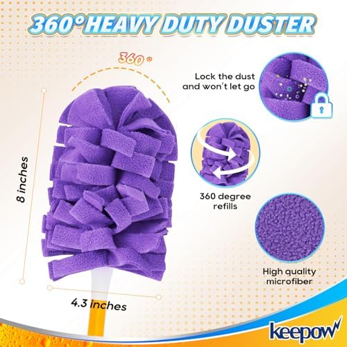 KEEPOW Reusable Duster Refill 4 Pack