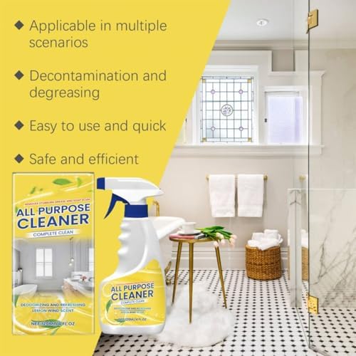 All-Purpose Kitchen Cleaner Spray with Lemon Scent