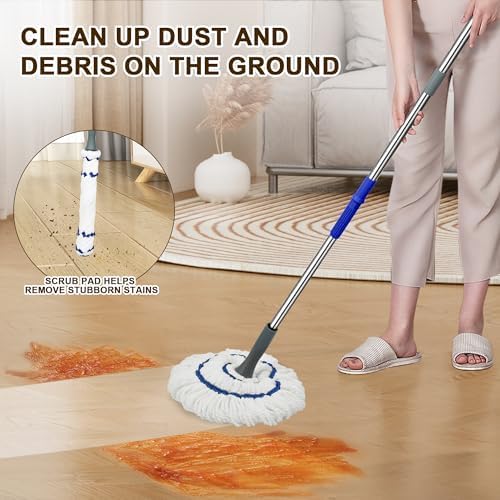 Self Wringing Floor Cleaner with 525 Inch Handle