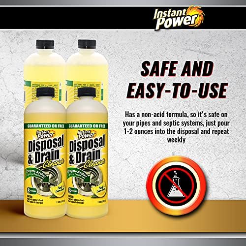 Instant Power Disposal Cleaner with Fresh Lemon Scent