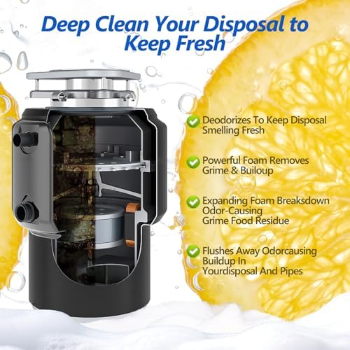 USKICH Garbage Disposal Cleaner Tablets 26Pack